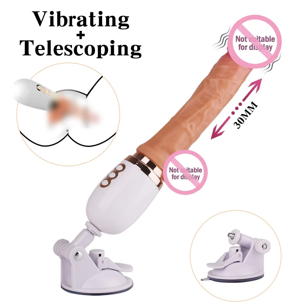 Electric Telescopic Vibrator Sex Machine