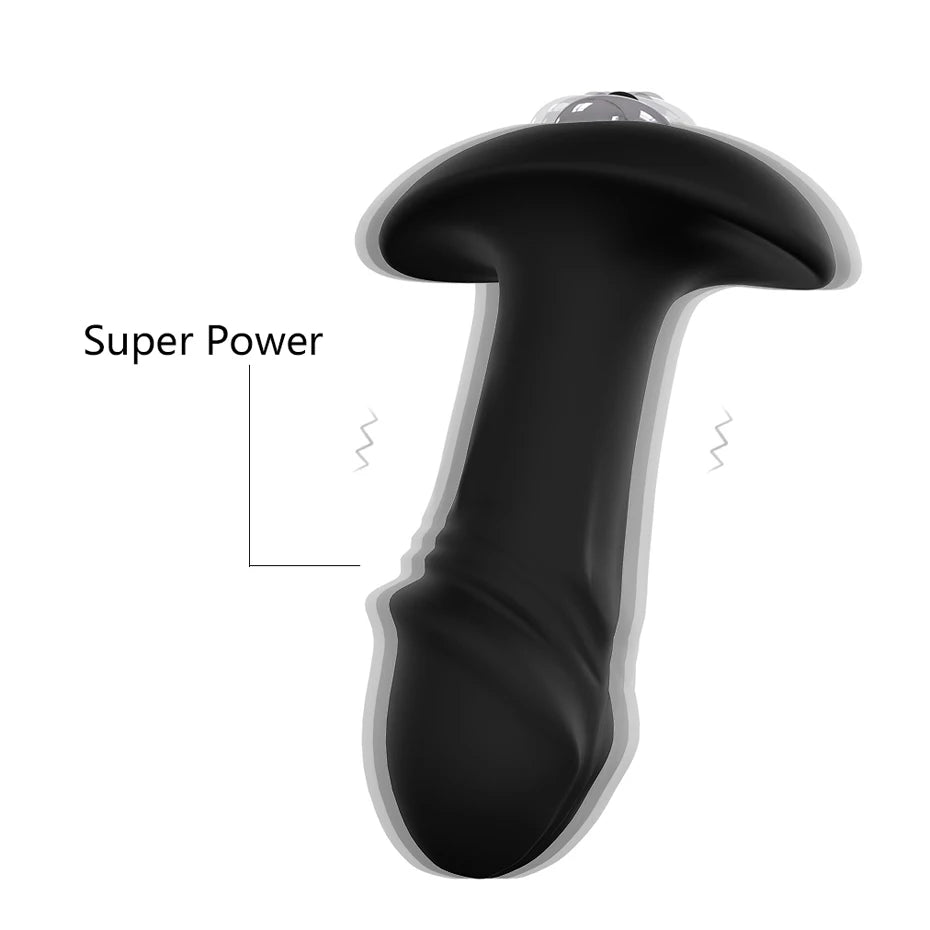 2-in-1 Vibrating Anal Plug & Prostate Massager – Waterproof, Couples' Pleasure, Ultimate Stimulation