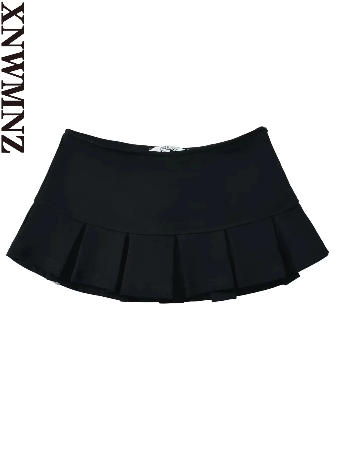 Low Waist Mini Pleated Mini Skirt