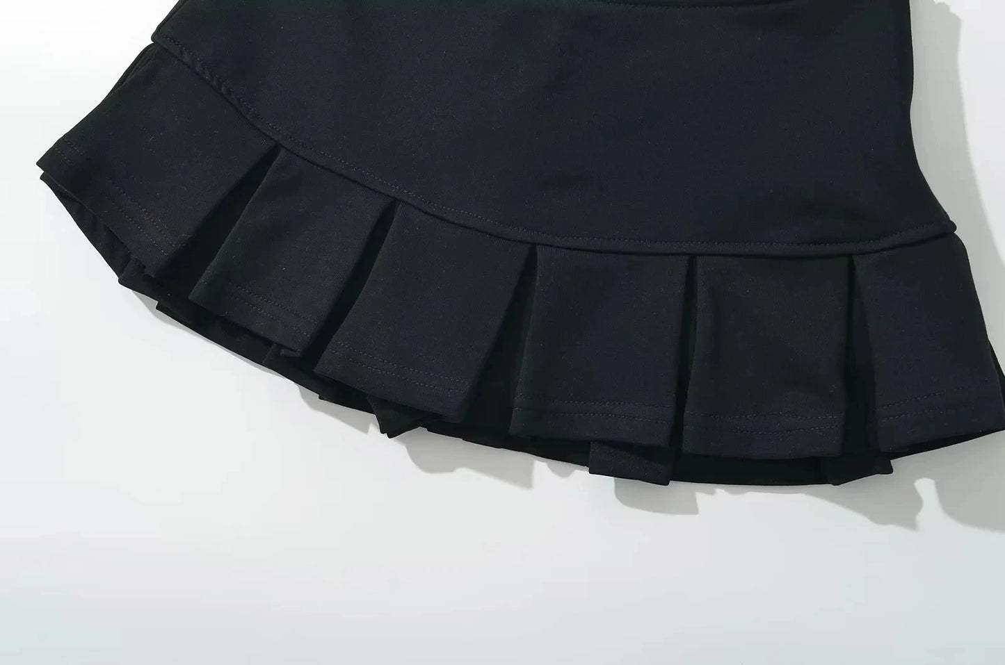 Low Waist Mini Pleated Mini Skirt