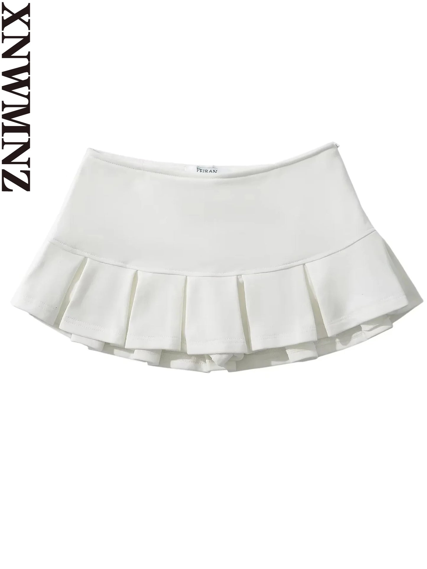 Low Waist Mini Pleated Mini Skirt