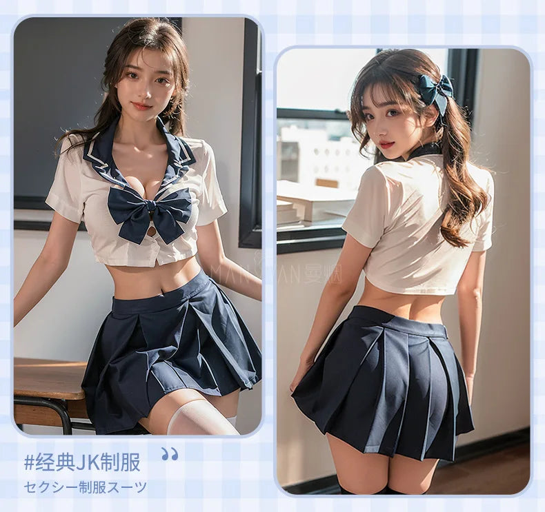 Kawaii Schoolgirl Cosplay Set