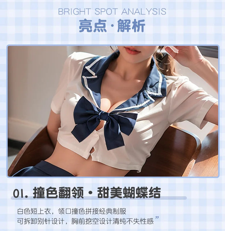 Kawaii Schoolgirl Cosplay Set