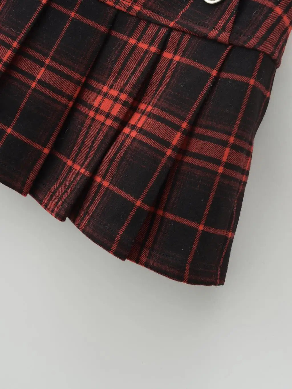 Vintage Plaid Mini Skirt – Preppy Y2K Style, Pleated & Flirty