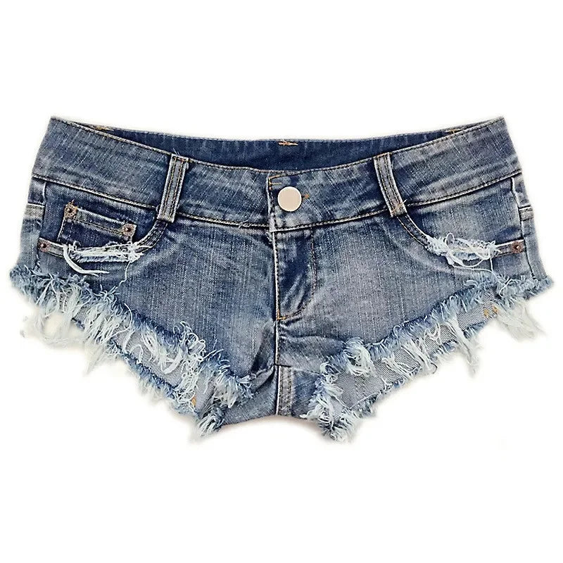 Super Short Denim Booty Shorts