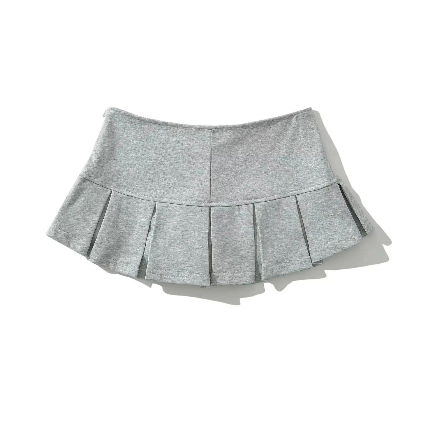 Low Waist Mini Pleated Mini Skirt