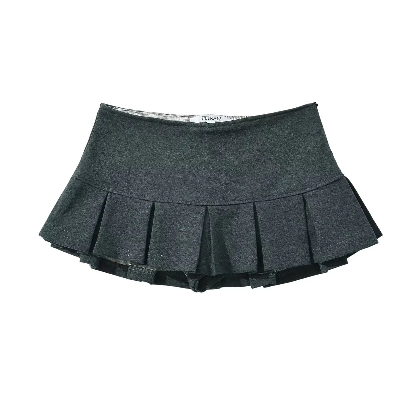 Low Waist Mini Pleated Mini Skirt