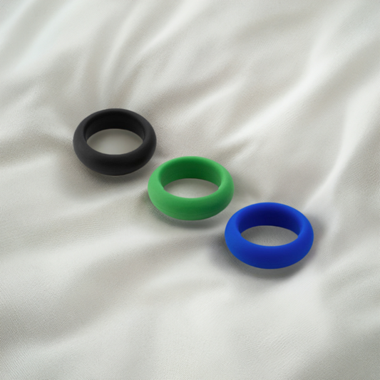 3 Pack Silicone C-rings