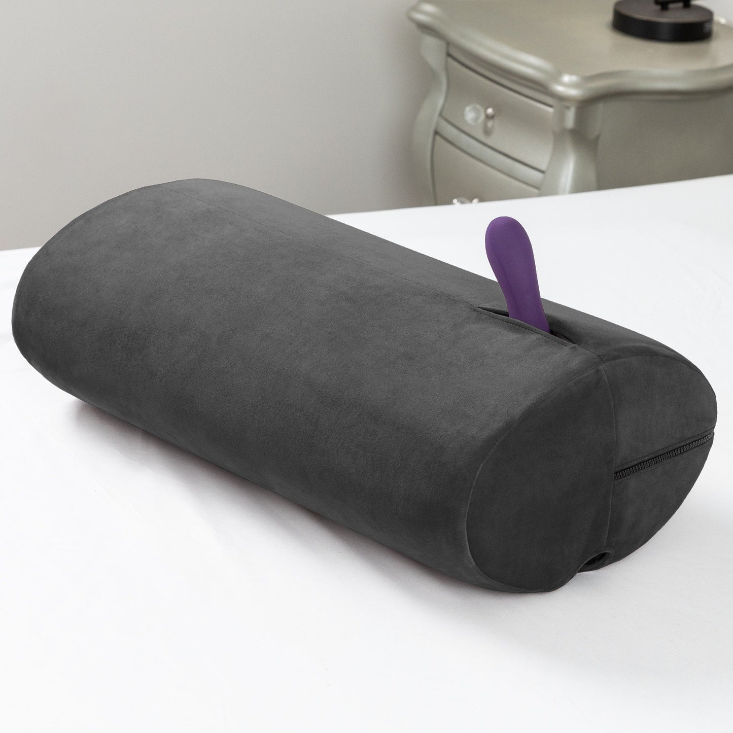 Wing Sex Toy Mount - Black Microvelvet - non retail box